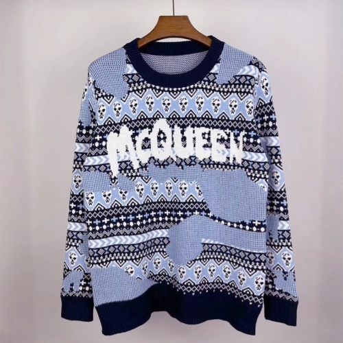 Cheap Alexander McQueen Sweater Long Sleeved For Unisex #1077751 Replica Wholesale [$52.00 USD] [ITEM#1077751] on Replica Alexander McQueen Sweater