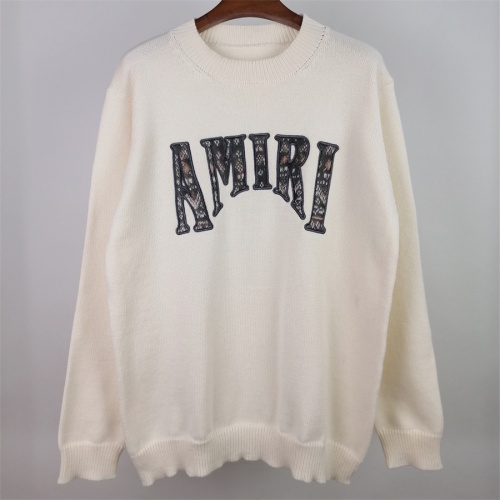 Cheap Amiri Sweaters Long Sleeved For Unisex #1077754 Replica Wholesale [$52.00 USD] [ITEM#1077754] on Replica Amiri Sweaters