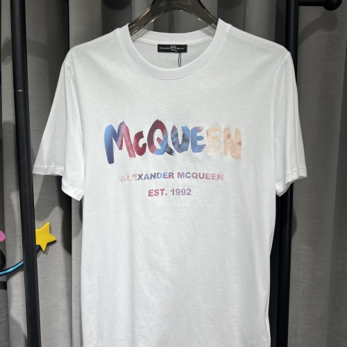 Cheap Alexander McQueen T-shirts Short Sleeved For Unisex #1077789 Replica Wholesale [$36.00 USD] [ITEM#1077789] on Replica Alexander McQueen T-shirts