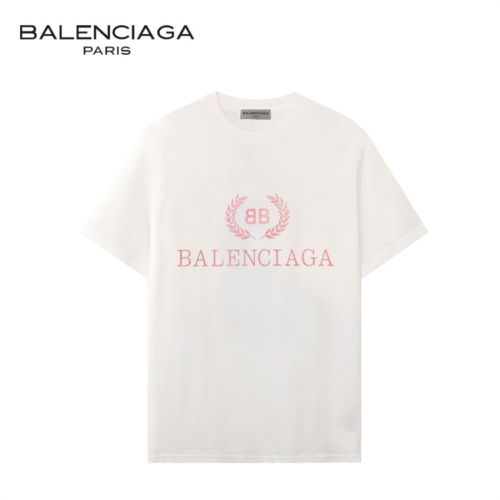 Cheap Balenciaga T-Shirts Short Sleeved For Unisex #1077843 Replica Wholesale [$27.00 USD] [ITEM#1077843] on Replica Balenciaga T-Shirts