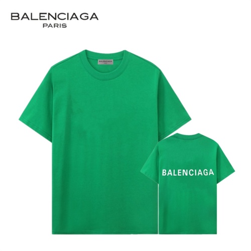 Cheap Balenciaga T-Shirts Short Sleeved For Unisex #1077904 Replica Wholesale [$27.00 USD] [ITEM#1077904] on Replica Balenciaga T-Shirts