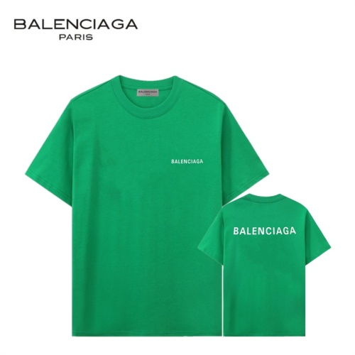 Cheap Balenciaga T-Shirts Short Sleeved For Unisex #1077910 Replica Wholesale [$27.00 USD] [ITEM#1077910] on Replica Balenciaga T-Shirts