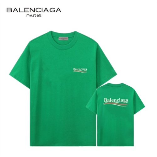 Cheap Balenciaga T-Shirts Short Sleeved For Unisex #1077915 Replica Wholesale [$27.00 USD] [ITEM#1077915] on Replica Balenciaga T-Shirts