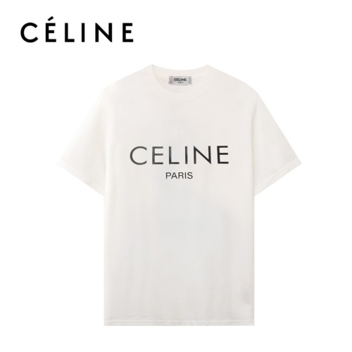 Cheap Celine T-Shirts Short Sleeved For Unisex #1077936 Replica Wholesale [$27.00 USD] [ITEM#1077936] on Replica Celine T-Shirts
