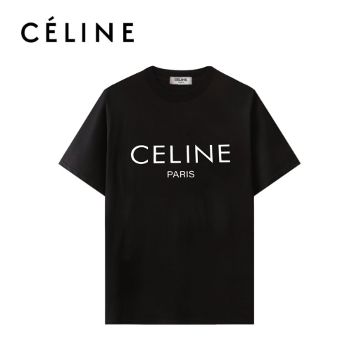Cheap Celine T-Shirts Short Sleeved For Unisex #1077939 Replica Wholesale [$27.00 USD] [ITEM#1077939] on Replica Celine T-Shirts