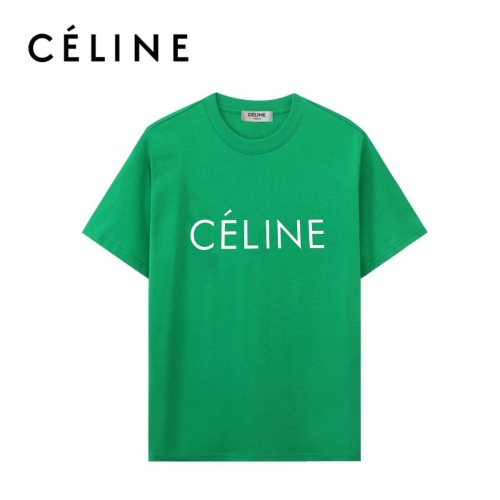 Cheap Celine T-Shirts Short Sleeved For Unisex #1077942 Replica Wholesale [$27.00 USD] [ITEM#1077942] on Replica Celine T-Shirts