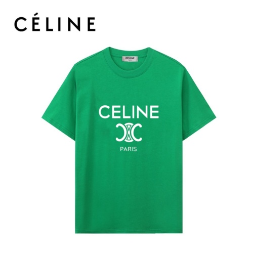 Cheap Celine T-Shirts Short Sleeved For Unisex #1077951 Replica Wholesale [$27.00 USD] [ITEM#1077951] on Replica Celine T-Shirts