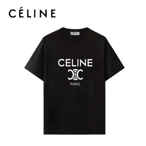 Cheap Celine T-Shirts Short Sleeved For Unisex #1077953 Replica Wholesale [$27.00 USD] [ITEM#1077953] on Replica Celine T-Shirts