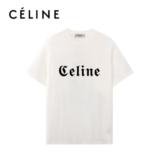 Cheap Celine T-Shirts Short Sleeved For Unisex #1077956 Replica Wholesale [$27.00 USD] [ITEM#1077956] on Replica Celine T-Shirts