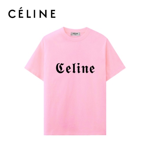 Cheap Celine T-Shirts Short Sleeved For Unisex #1077957 Replica Wholesale [$27.00 USD] [ITEM#1077957] on Replica Celine T-Shirts