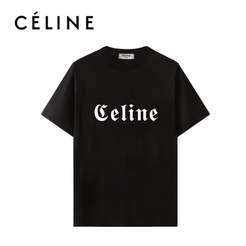 Cheap Celine T-Shirts Short Sleeved For Unisex #1077959 Replica Wholesale [$27.00 USD] [ITEM#1077959] on Replica Celine T-Shirts