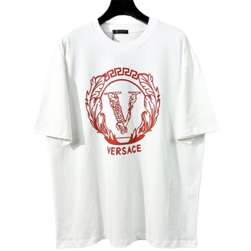 Cheap Versace T-Shirts Short Sleeved For Unisex #1078295 Replica Wholesale [$42.00 USD] [ITEM#1078295] on Replica Versace T-Shirts