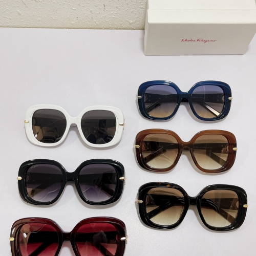 Cheap Salvatore Ferragamo AAA Quality Sunglasses #1078689 Replica Wholesale [$64.00 USD] [ITEM#1078689] on Replica Salvatore Ferragamo AAA Quality Sunglasses