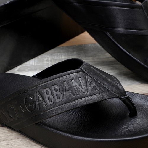 Cheap Dolce &amp; Gabbana D&amp;G Slippers For Men #1079117 Replica Wholesale [$64.00 USD] [ITEM#1079117] on Replica Dolce &amp; Gabbana D&amp;G Slippers