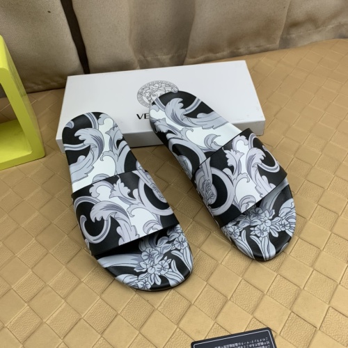 Cheap Versace Slippers For Men #1079131 Replica Wholesale [$68.00 USD] [ITEM#1079131] on Replica Versace Slippers