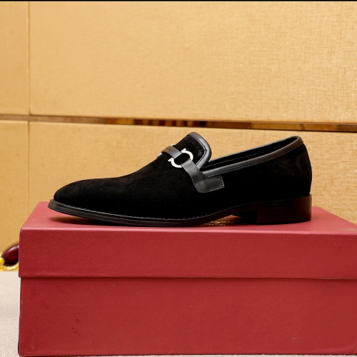 Cheap Salvatore Ferragamo Leather Shoes For Men #1079147 Replica Wholesale [$108.00 USD] [ITEM#1079147] on Replica Salvatore Ferragamo Leather Shoes
