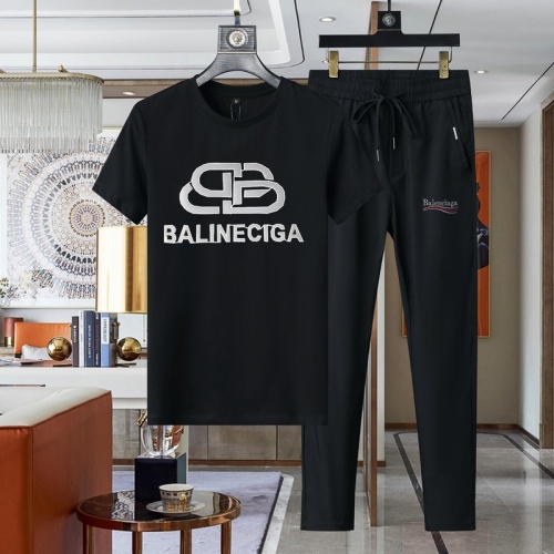 Cheap Balenciaga Fashion Tracksuits Short Sleeved For Men #1079235 Replica Wholesale [$64.00 USD] [ITEM#1079235] on Replica Balenciaga Fashion Tracksuits