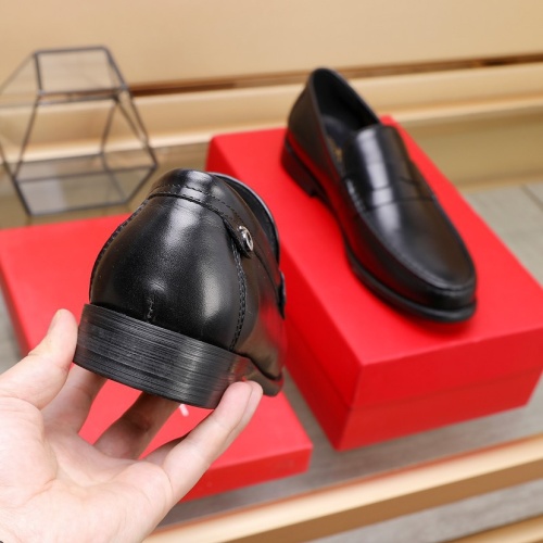 Cheap Salvatore Ferragamo Leather Shoes For Men #1079324 Replica Wholesale [$98.00 USD] [ITEM#1079324] on Replica Salvatore Ferragamo Leather Shoes