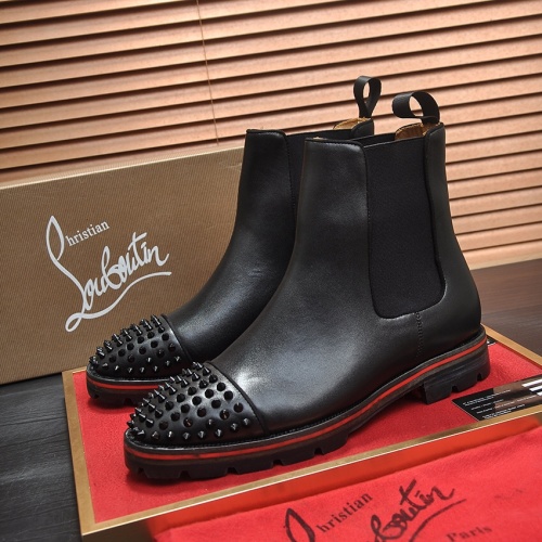 Cheap Christian Louboutin Boots For Men #1079367 Replica Wholesale [$130.00 USD] [ITEM#1079367] on Replica Christian Louboutin Boots