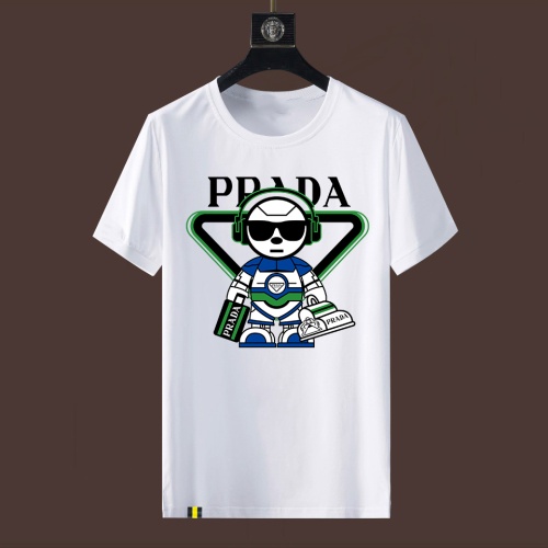 Cheap Prada T-Shirts Short Sleeved For Men #1079373 Replica Wholesale [$40.00 USD] [ITEM#1079373] on Replica Prada T-Shirts