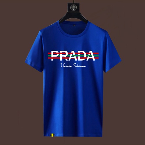 Cheap Prada T-Shirts Short Sleeved For Men #1079407 Replica Wholesale [$40.00 USD] [ITEM#1079407] on Replica Prada T-Shirts
