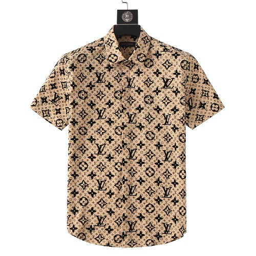 Cheap Louis Vuitton LV Shirts Short Sleeved For Men #1079706 Replica Wholesale [$39.00 USD] [ITEM#1079706] on Replica Louis Vuitton LV Shirts