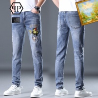 Cheap Philipp Plein PP Jeans For Men #1067025 Replica Wholesale [$48.00 USD] [ITEM#1067025] on Replica Philipp Plein PP Jeans