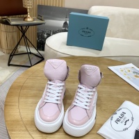 Cheap Prada High Top Shoes For Women #1069947 Replica Wholesale [$98.00 USD] [ITEM#1069947] on Replica Prada High Top Shoes