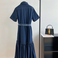 Cheap Christian Dior Dresses Short Sleeved For Women #1072386 Replica Wholesale [$115.00 USD] [ITEM#1072386] on Replica Christian Dior Dresses