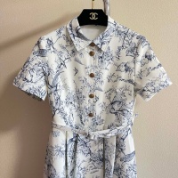Cheap Christian Dior Dresses Short Sleeved For Women #1072687 Replica Wholesale [$105.00 USD] [ITEM#1072687] on Replica Christian Dior Dresses
