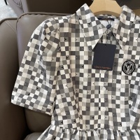 Cheap Louis Vuitton LV Dresses Short Sleeved For Women #1072689 Replica Wholesale [$105.00 USD] [ITEM#1072689] on Replica Louis Vuitton LV Dresses