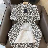 Cheap Louis Vuitton LV Dresses Short Sleeved For Women #1072689 Replica Wholesale [$105.00 USD] [ITEM#1072689] on Replica Louis Vuitton LV Dresses