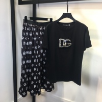 Cheap Dolce &amp; Gabbana D&amp;G Tracksuits Short Sleeved For Women #1072908 Replica Wholesale [$105.00 USD] [ITEM#1072908] on Replica Dolce &amp; Gabbana D&amp;G Tracksuits