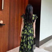 Cheap Louis Vuitton LV Dresses Short Sleeved For Women #1072964 Replica Wholesale [$100.00 USD] [ITEM#1072964] on Replica Louis Vuitton LV Dresses