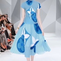 Louis Vuitton LV Dresses Short Sleeved For Women #1073041
