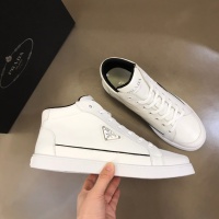 Cheap Prada High Top Shoes For Men #1076132 Replica Wholesale [$76.00 USD] [ITEM#1076132] on Replica Prada High Top Shoes
