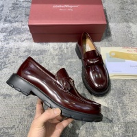 Cheap Salvatore Ferragamo Leather Shoes For Men #1077429 Replica Wholesale [$132.00 USD] [ITEM#1077429] on Replica Salvatore Ferragamo Leather Shoes