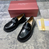 Cheap Salvatore Ferragamo Leather Shoes For Men #1077430 Replica Wholesale [$132.00 USD] [ITEM#1077430] on Replica Salvatore Ferragamo Leather Shoes