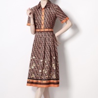Cheap Fendi Dresses Short Sleeved For Women #1078271 Replica Wholesale [$60.00 USD] [ITEM#1078271] on Replica Fendi Dresses