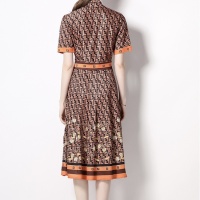 Cheap Fendi Dresses Short Sleeved For Women #1078271 Replica Wholesale [$60.00 USD] [ITEM#1078271] on Replica Fendi Dresses