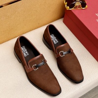 Cheap Salvatore Ferragamo Leather Shoes For Men #1079146 Replica Wholesale [$108.00 USD] [ITEM#1079146] on Replica Salvatore Ferragamo Leather Shoes