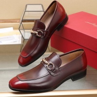 Salvatore Ferragamo Leather Shoes For Men #1079330
