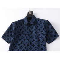 Cheap Louis Vuitton LV Shirts Short Sleeved For Men #1079707 Replica Wholesale [$39.00 USD] [ITEM#1079707] on Replica Louis Vuitton LV Shirts