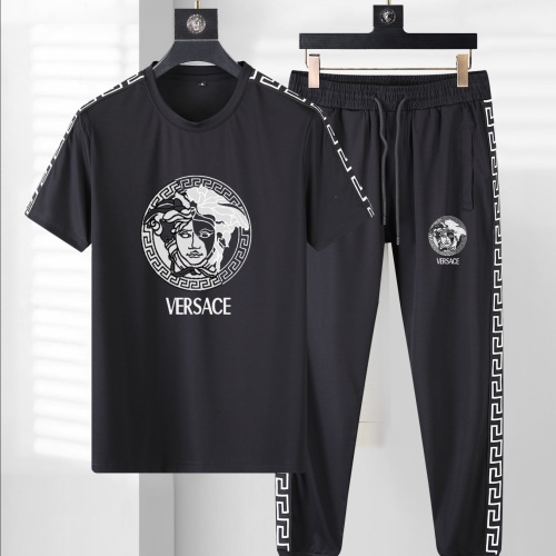 Cheap Versace Tracksuits Short Sleeved For Men #1080324 Replica Wholesale [$80.00 USD] [ITEM#1080324] on Replica Versace Tracksuits