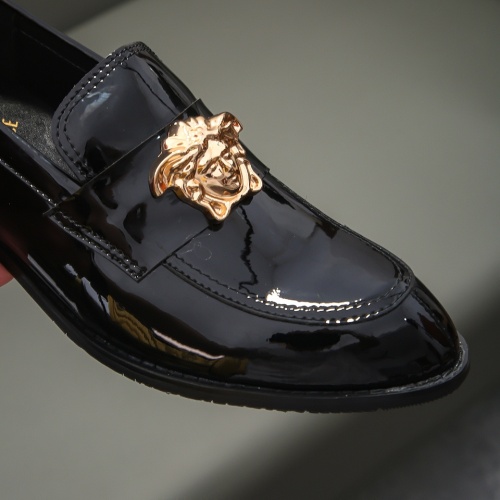 Cheap Versace Leather Shoes For Men #1080755 Replica Wholesale [$76.00 USD] [ITEM#1080755] on Replica Versace Leather Shoes