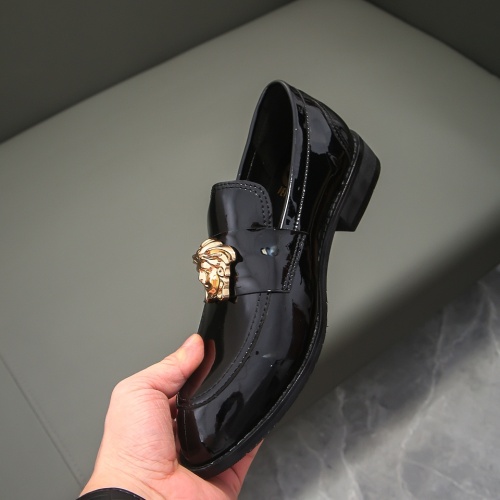 Cheap Versace Leather Shoes For Men #1080755 Replica Wholesale [$76.00 USD] [ITEM#1080755] on Replica Versace Leather Shoes