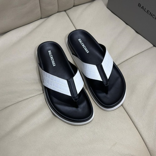 Cheap Balenciaga Slippers For Men #1080979 Replica Wholesale [$45.00 USD] [ITEM#1080979] on Replica Balenciaga Slippers