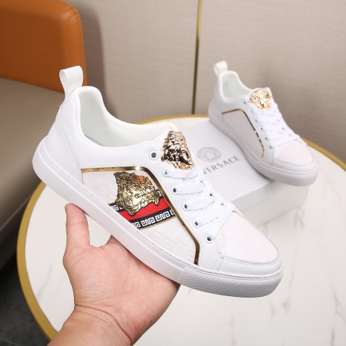Cheap Versace Casual Shoes For Men #1080987 Replica Wholesale [$72.00 USD] [ITEM#1080987] on Replica Versace Casual Shoes