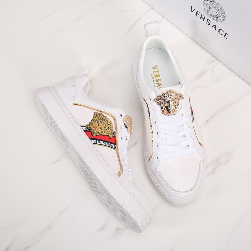Cheap Versace Casual Shoes For Men #1080987 Replica Wholesale [$72.00 USD] [ITEM#1080987] on Replica Versace Casual Shoes