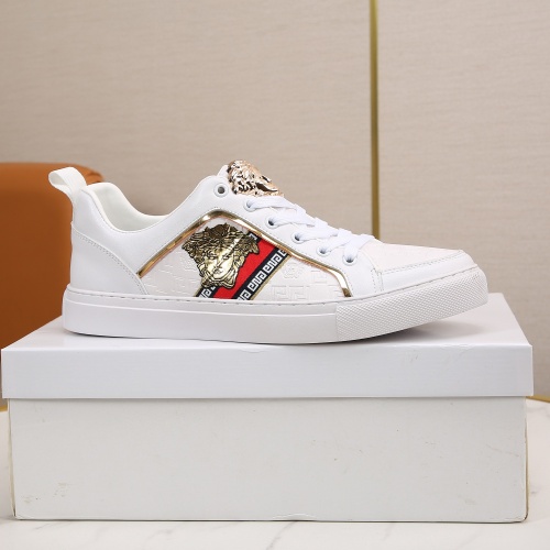 Cheap Versace Casual Shoes For Men #1080987 Replica Wholesale [$72.00 USD] [ITEM#1080987] on Replica Versace Casual Shoes